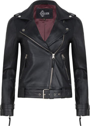 Elgèr - Leren jas Dames - Noëlle jacket - Maat 34 (XS)