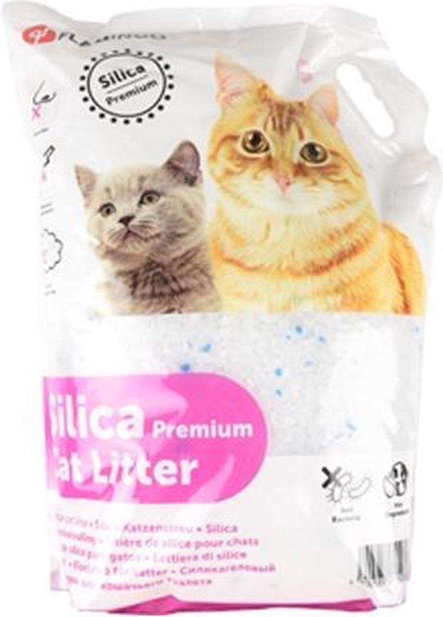 Flamingo Kattenbakvulling Silica Groot 10L
