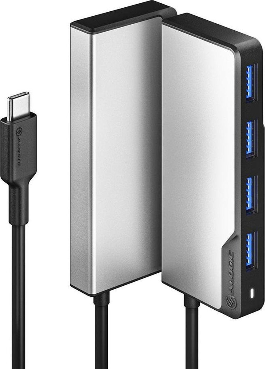 ALogic USB-C Fusion SWIFT 4-in-1 Hub - Space Grey
