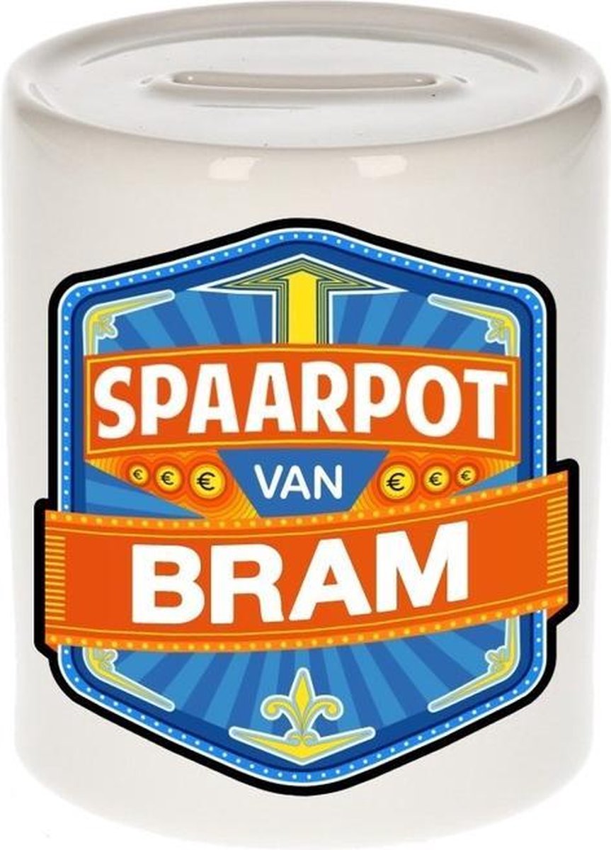 Kinder spaarpot voor Bram