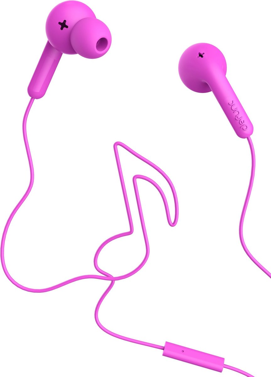 DeFunc Earphone GO Music Pink