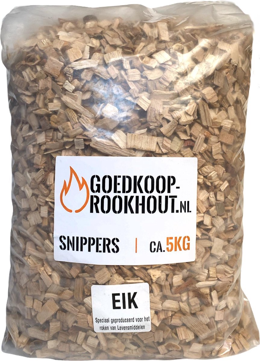 Eiken rooksnippers - 5 KG (20 liter)