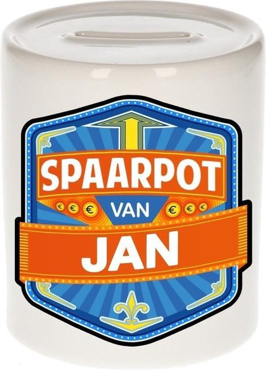 Kinder spaarpot voor Jan