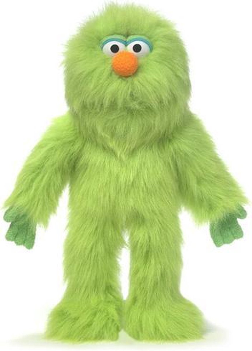 Handpop Groene Monster 14'' Sillypuppets