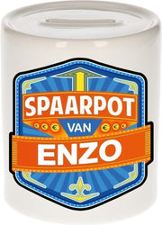 Kinder spaarpot voor Enzo