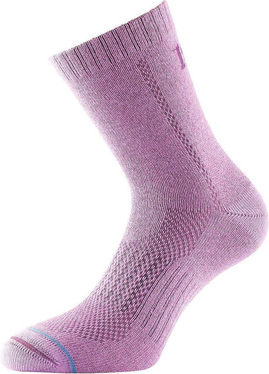 1000 Mile Sportsokken All Terrain Dames Wol/katoen Roze Mt 40-43