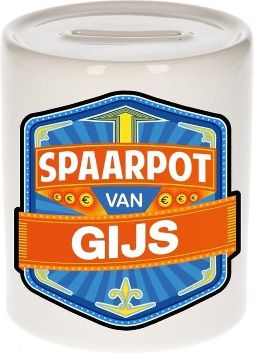 Kinder spaarpot voor Gijs