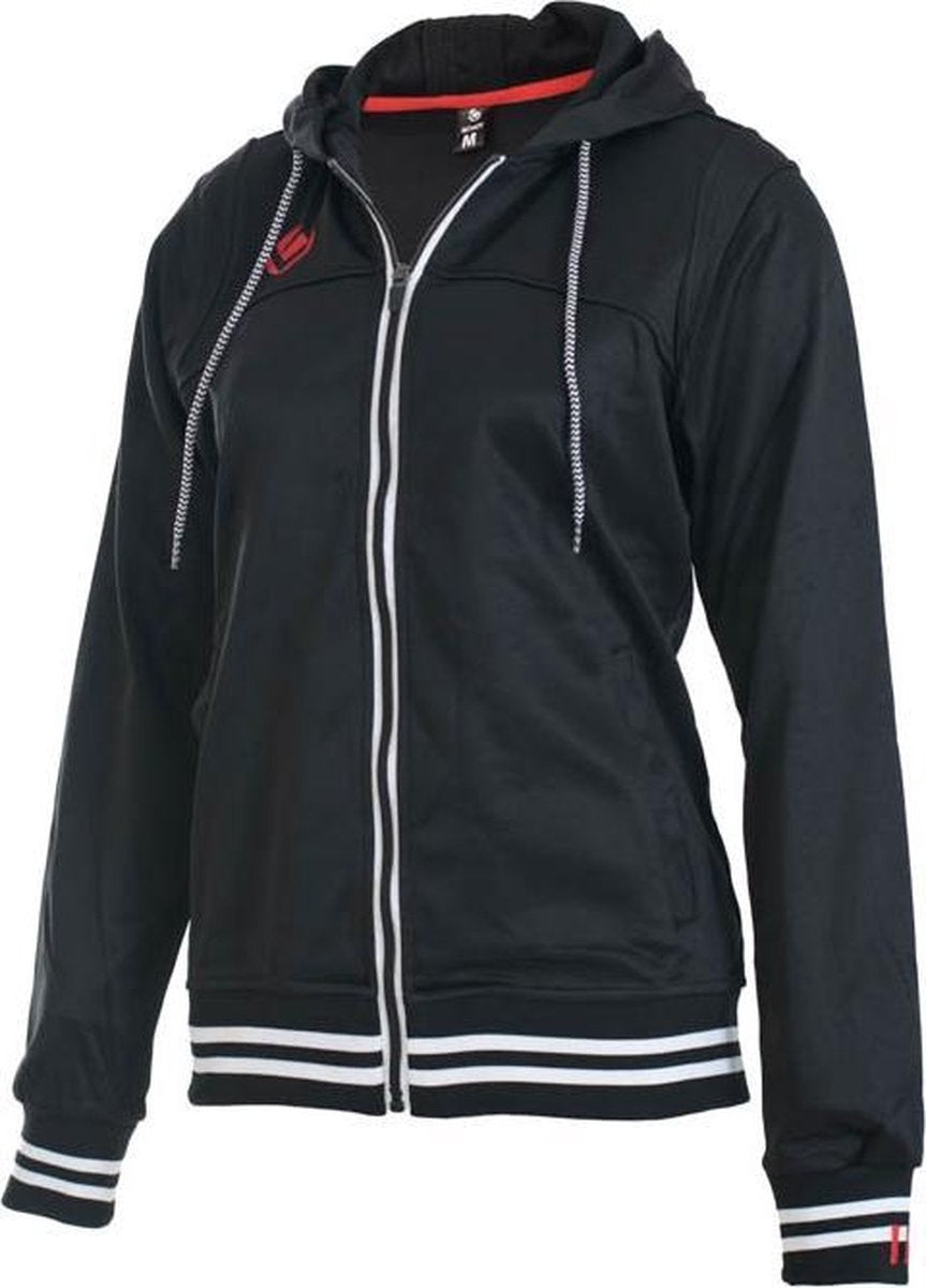 Brabo Tech Hooded  Trainingsjas - Maat S  - Vrouwen - zwart