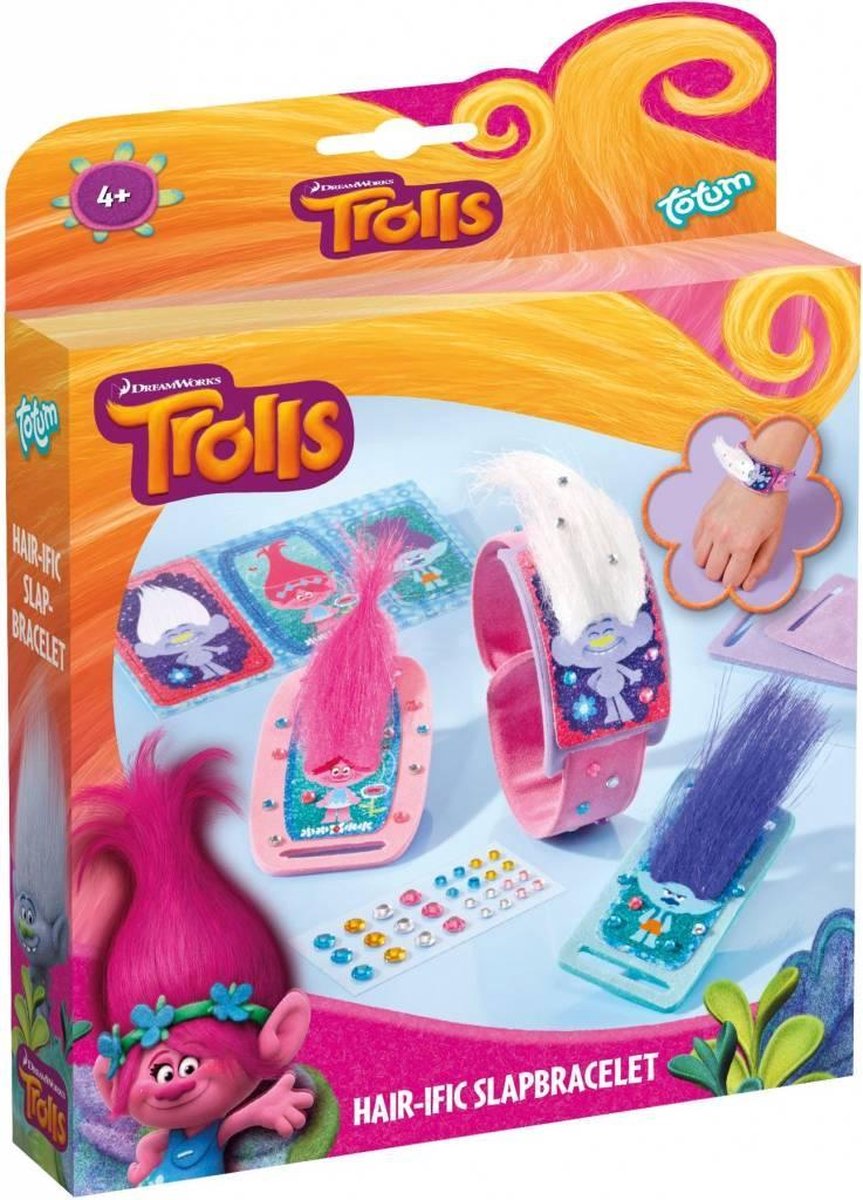 Trolls Hairy Slap Bracelets