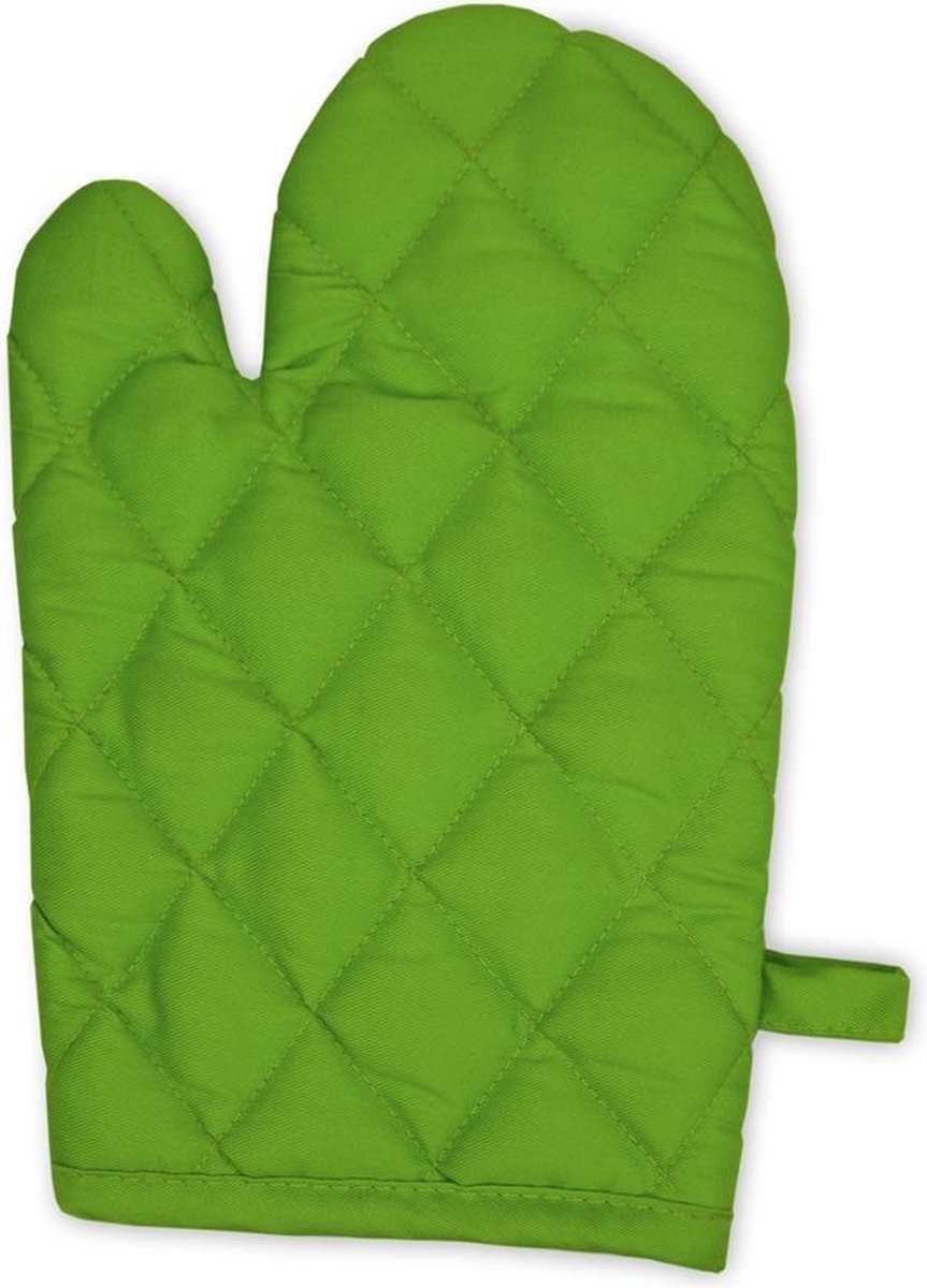 The One Ovenwanten Lime Groen set van 2 stuks