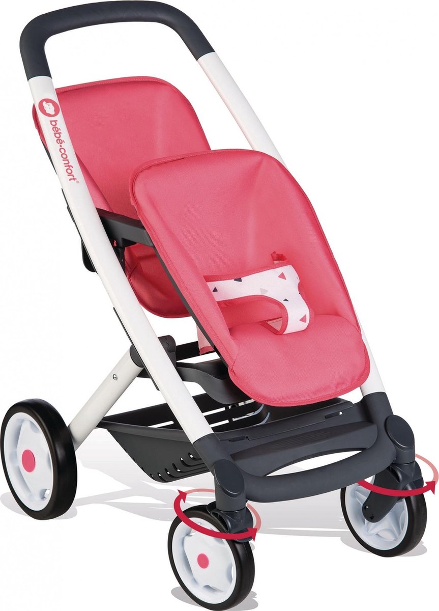 Smoby Baby Confort Tweeling Wagen