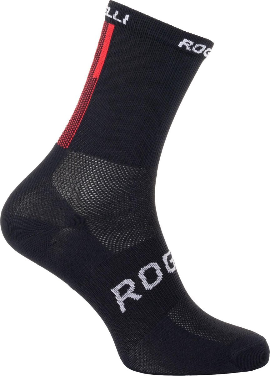 Rogelli Rogelli Team 2.0 Fietssokken - Maat 36-39 - Unisex - zwart