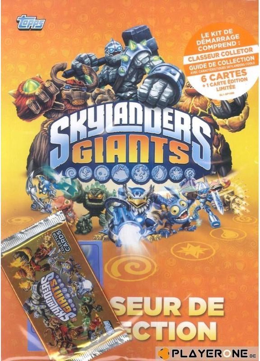 Skylanders Giants Startetpakket incl. verzamelmap en 6 kaarten