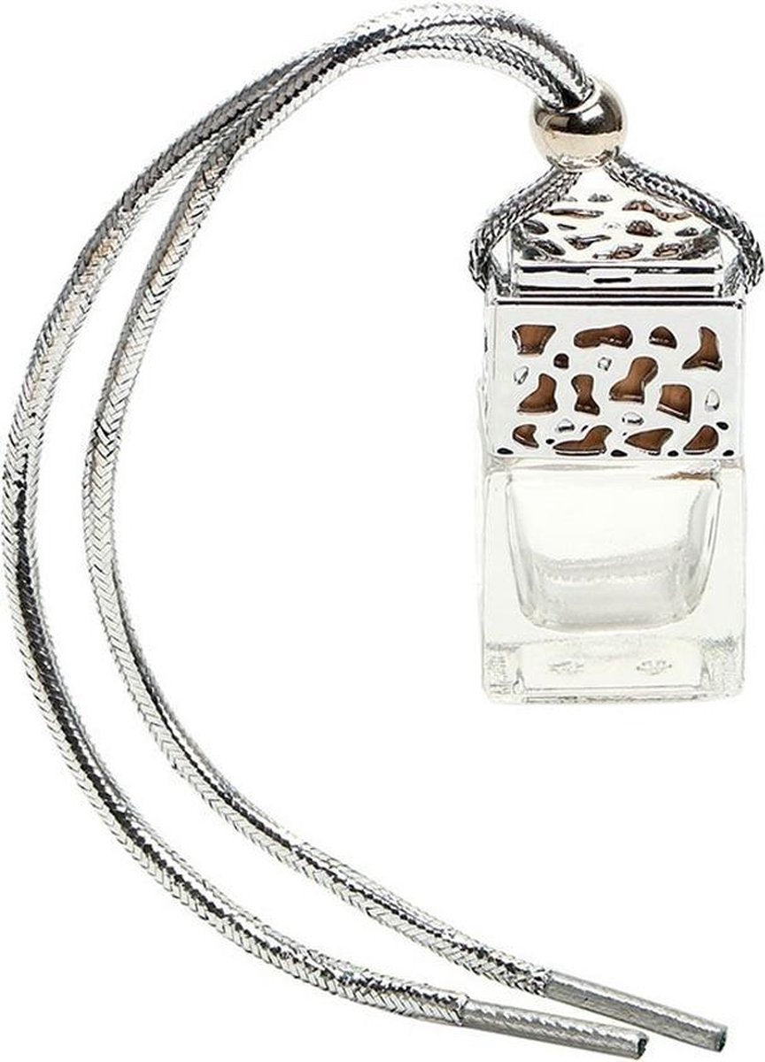 Car Perfume | Luchtverfrisser | Chateau "no 5" | Auto verfrisser | Incl. 10ml navulling | Zilver