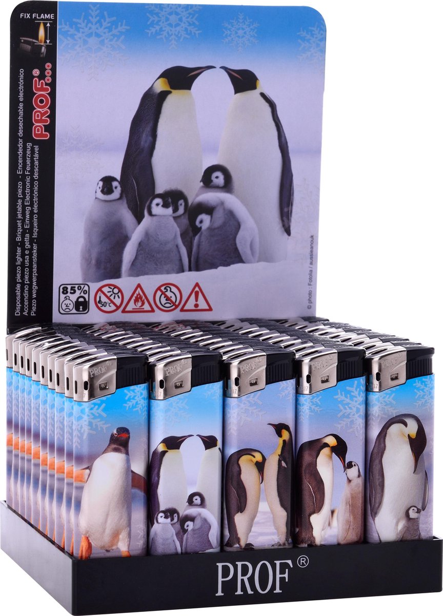Aansteker prof 50 pinguin design