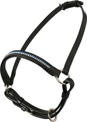 MHS Showhalster Pezula Zwart/Blauw/Zilver mt 2
