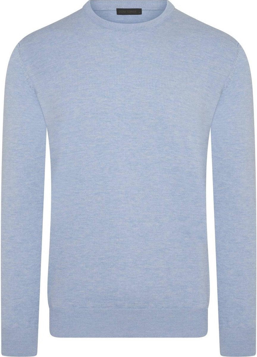 Pullover Blauw/Grijs  Ronde hals Dom Tower