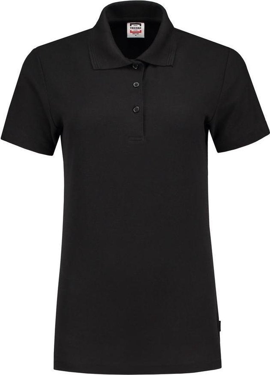 Tricorp  Poloshirt Slim Fit Dames 201006 Zwart - Maat XXL
