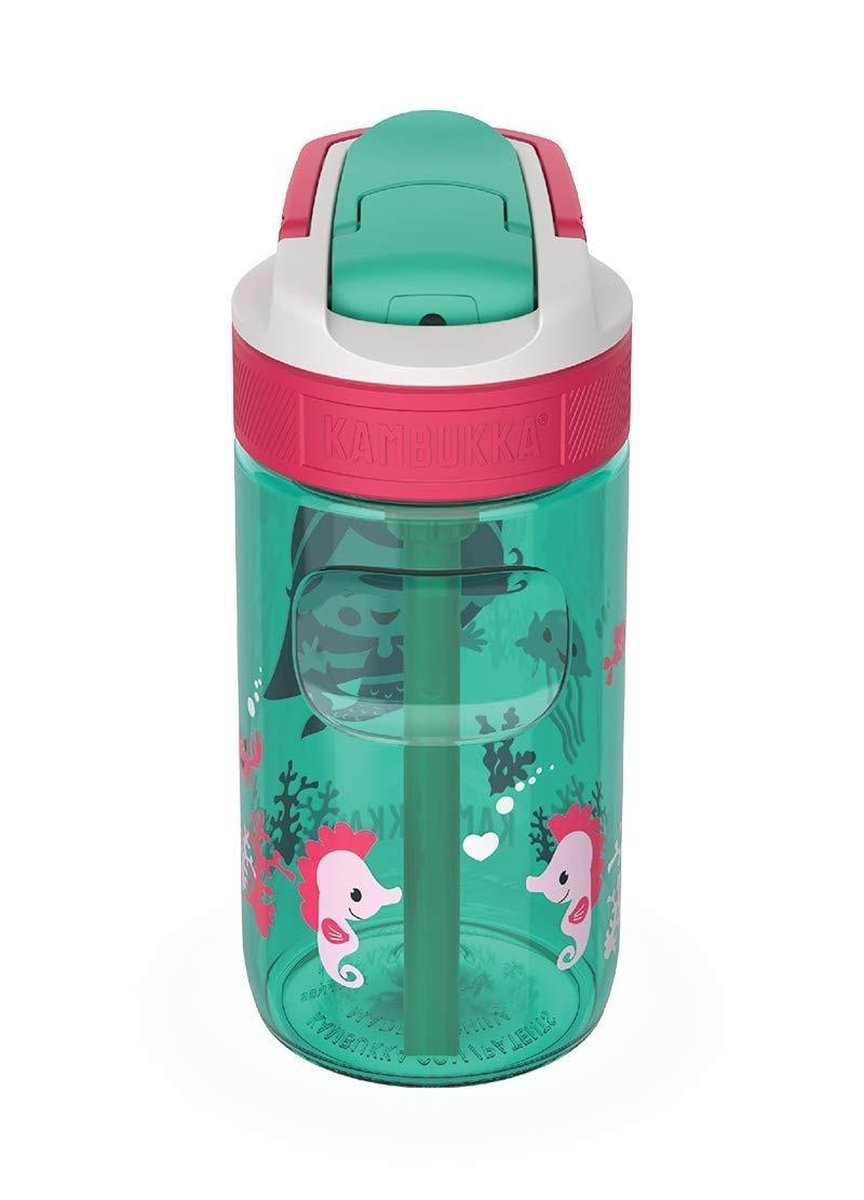 Kambukka Lagoon Drinkfles 400ml - Ocean Mermaid met geïntegreed rietje