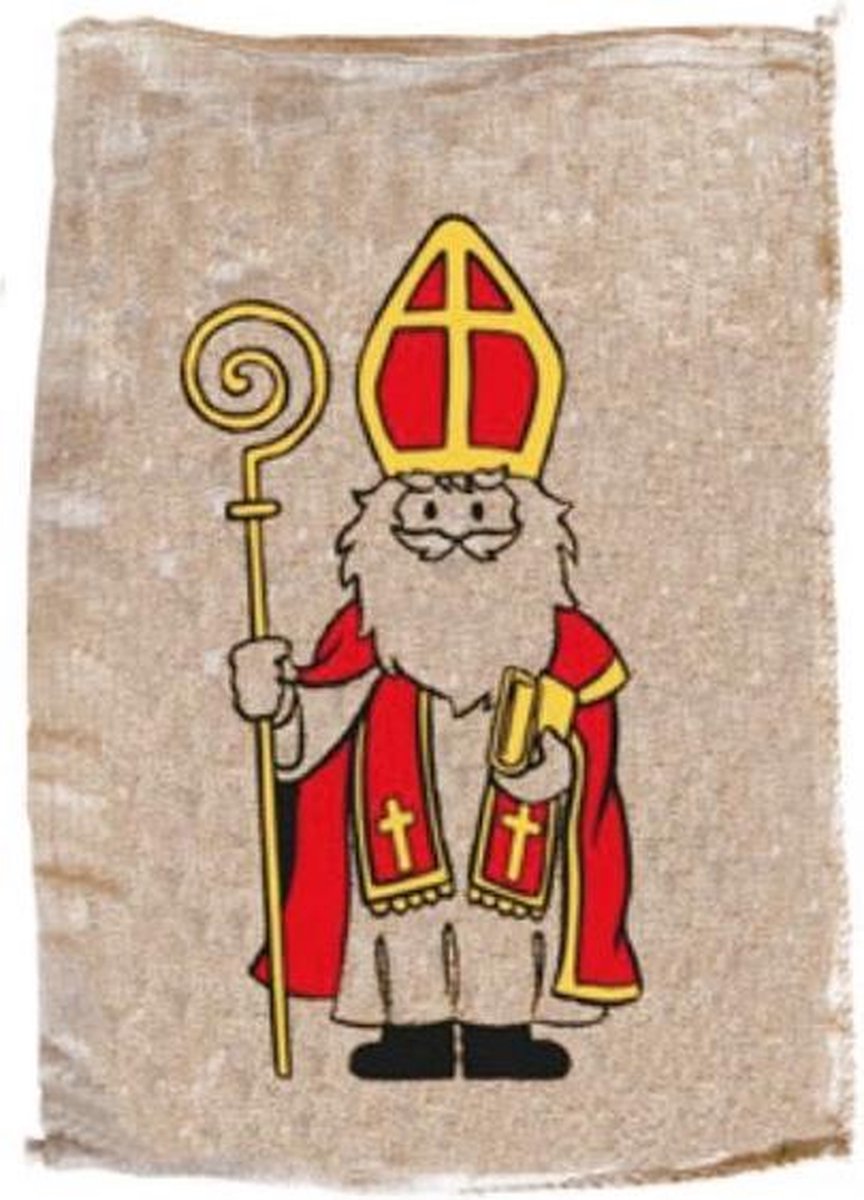 Verhaak Sinterklaaszak 50 X 35 Cm Jute Bruin