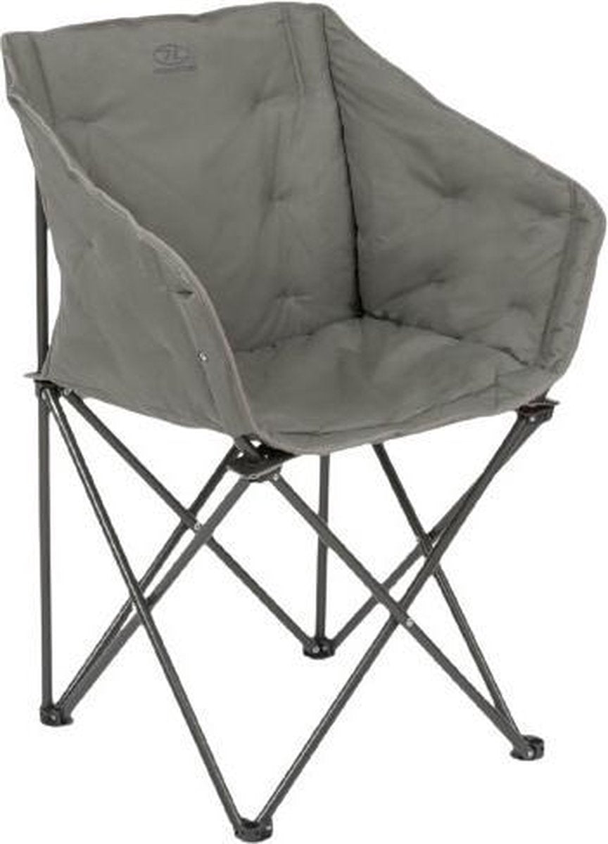 Highlander Vouwstoel Braemar 87 X 50 X 46 Cm Staal Grijs