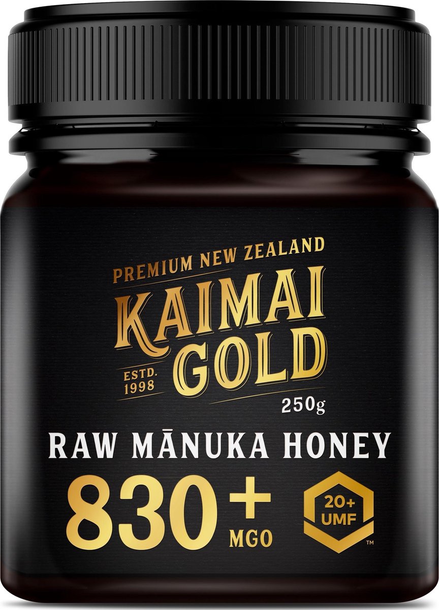 MANUKA HONING (MGO ≥ 829 =) UMF® 20+ 250gr / KAIMAI GOLD