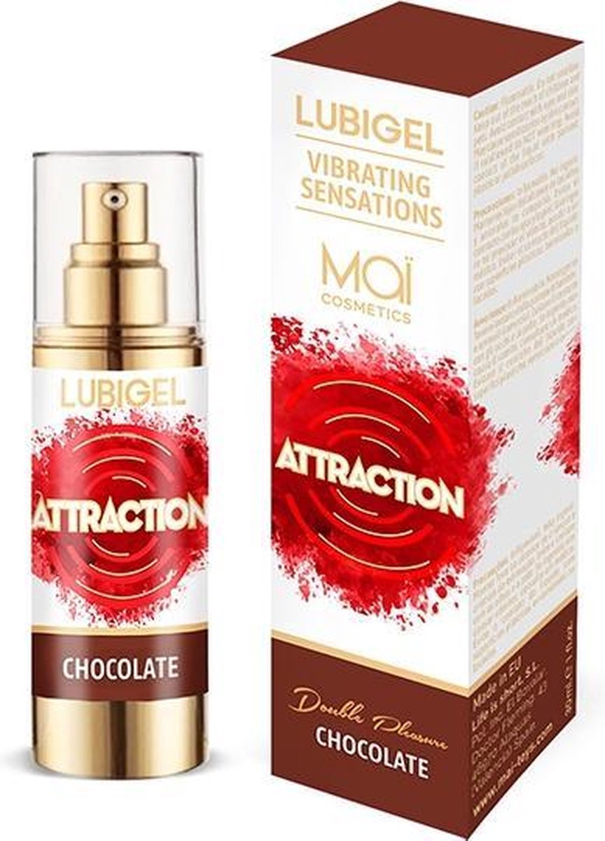 Mai Lubigel vloeibare vibrator chocolade 30 ml - 30ml