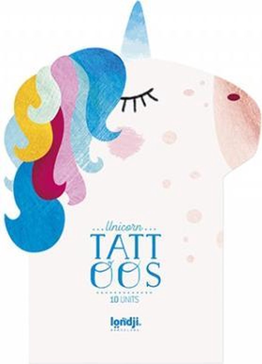 Tijdelijke eenhoorn tattoos - Londji