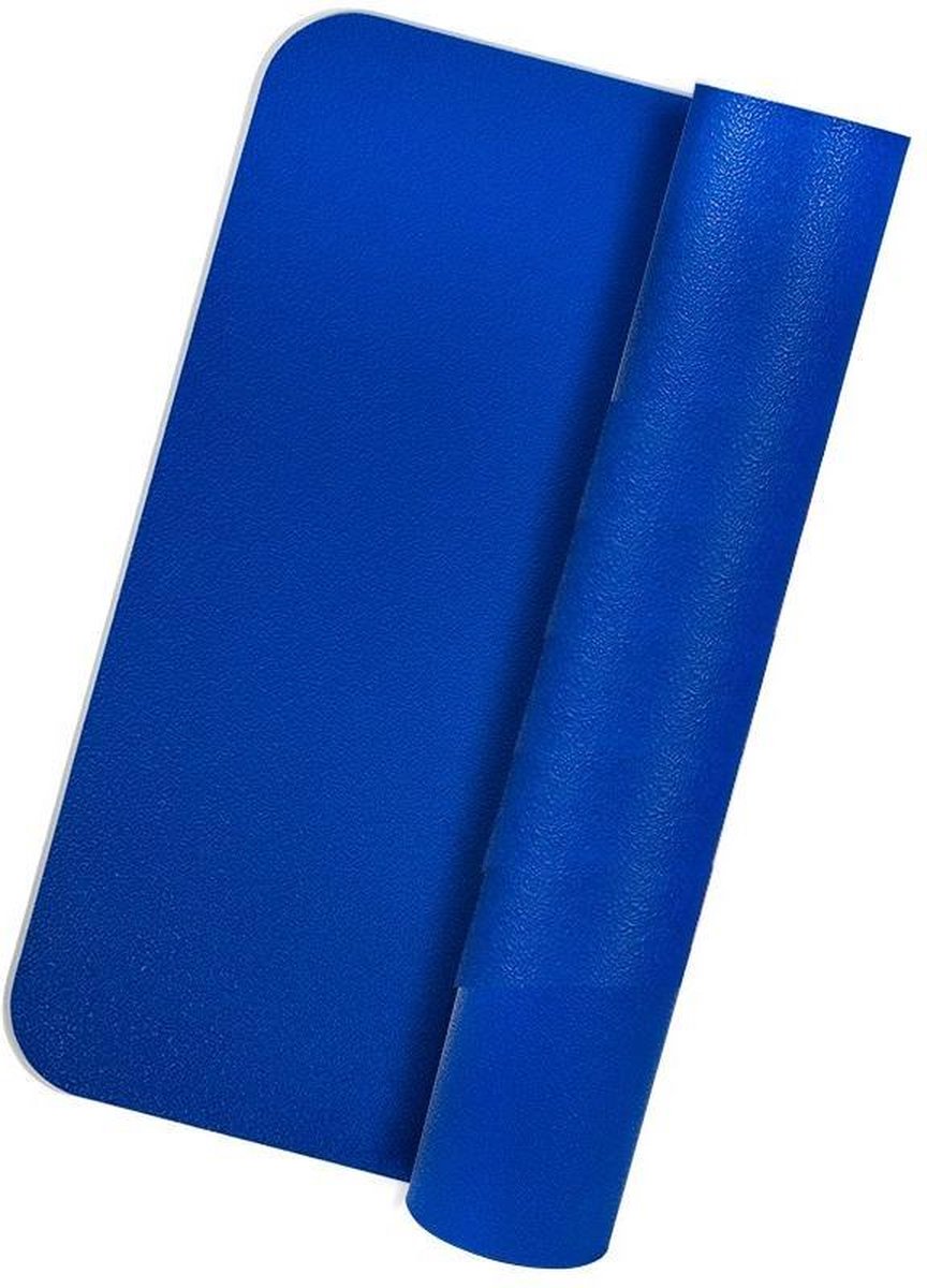 BranchSeven Natuurrubber Yogamat - blauw 60x185cm