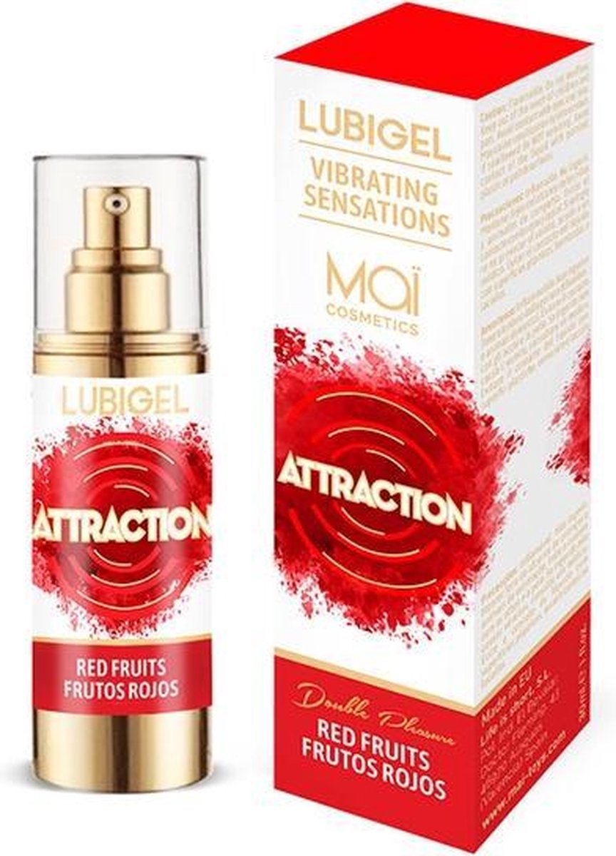 Mai Lubigel vloeibare vibrator rode vruchten 30ml - 30ml