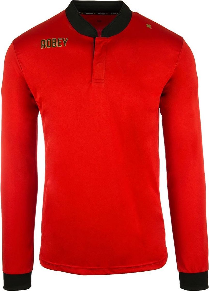 Robey Kick-Off LS voetbalshirt kinderen lange mouwen (maat 140) - Red