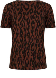 Tramontana T-shirt backwards Ikat Print - M