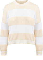 Striped sweater yellow