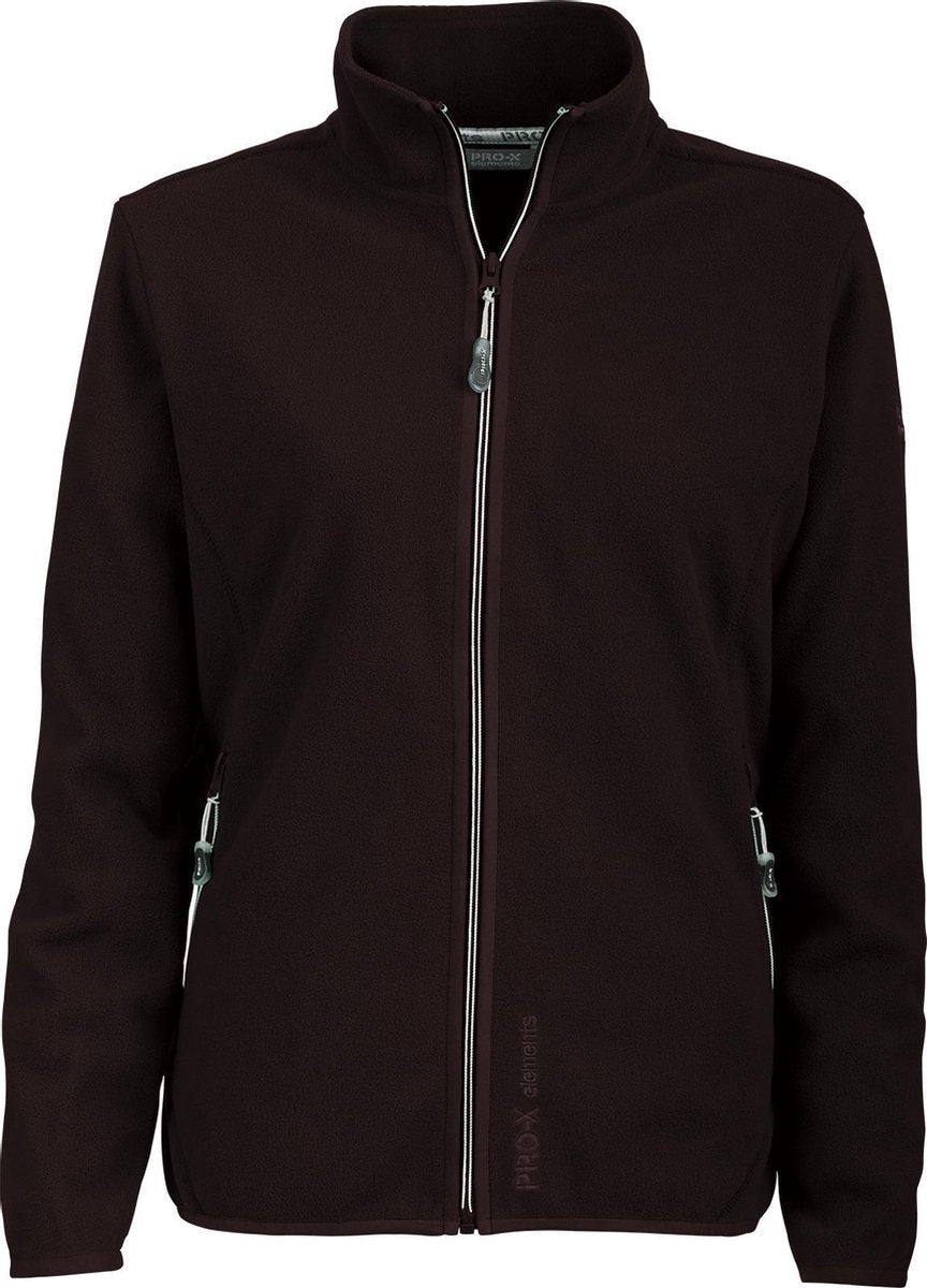 Pro-x Elements Fleecejack Britta Dames Polyester Zwart Maat 40