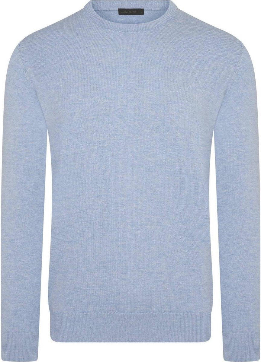 Pullover Blauw/Grijs  Ronde hals Dom Tower