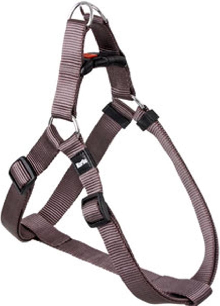 Flamingo Hondentuig Ziggi Bruin - Paars - 40 - 70 cm x 25 mm