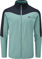 Under Armour Storm Midlayer Full Zip-Lichen Blue / Black / Black - Maat L