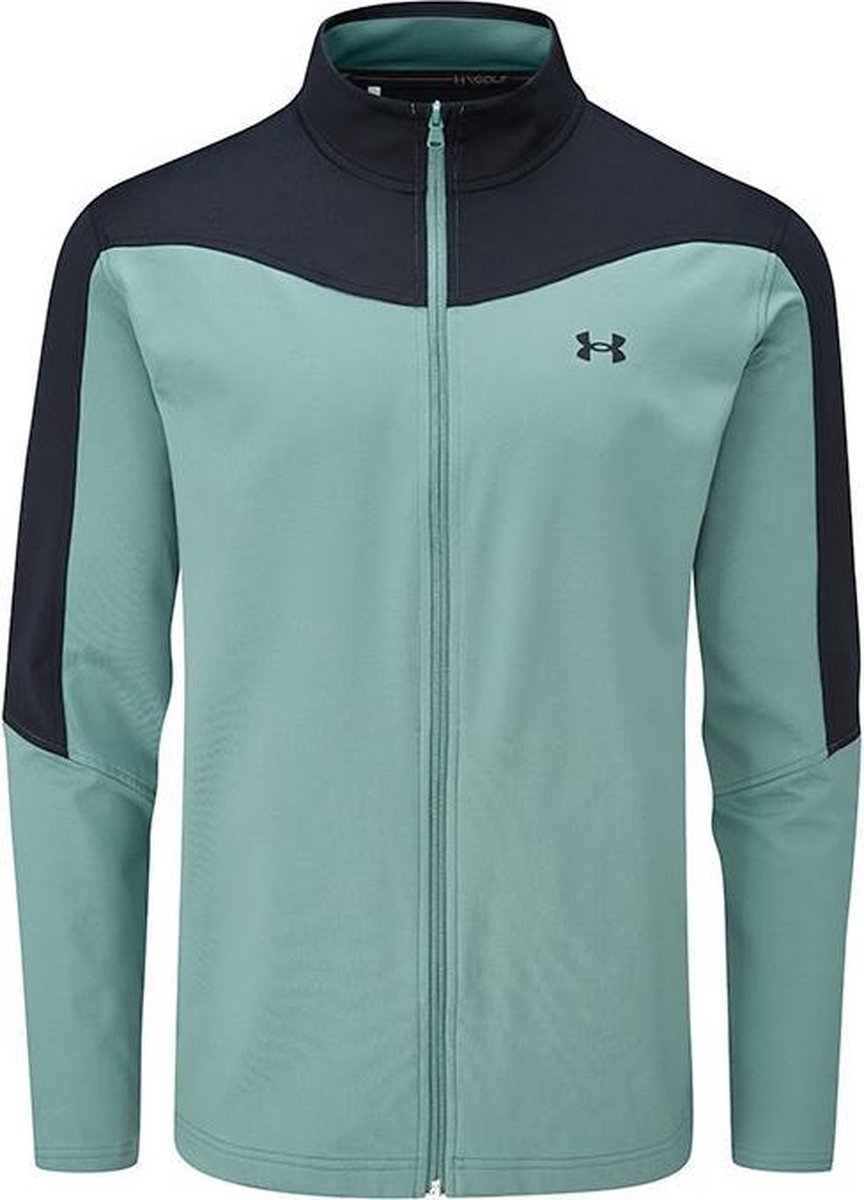 Under Armour Storm Midlayer Full Zip-Lichen Blue / Black / Black - Maat L