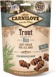 Carnilove Soft hondensnack Trout with Dill 200 gram -  - Hondensnack
