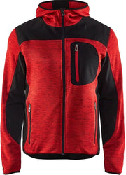 Blaklader Gebreide vest Softshell rood - maat XXL