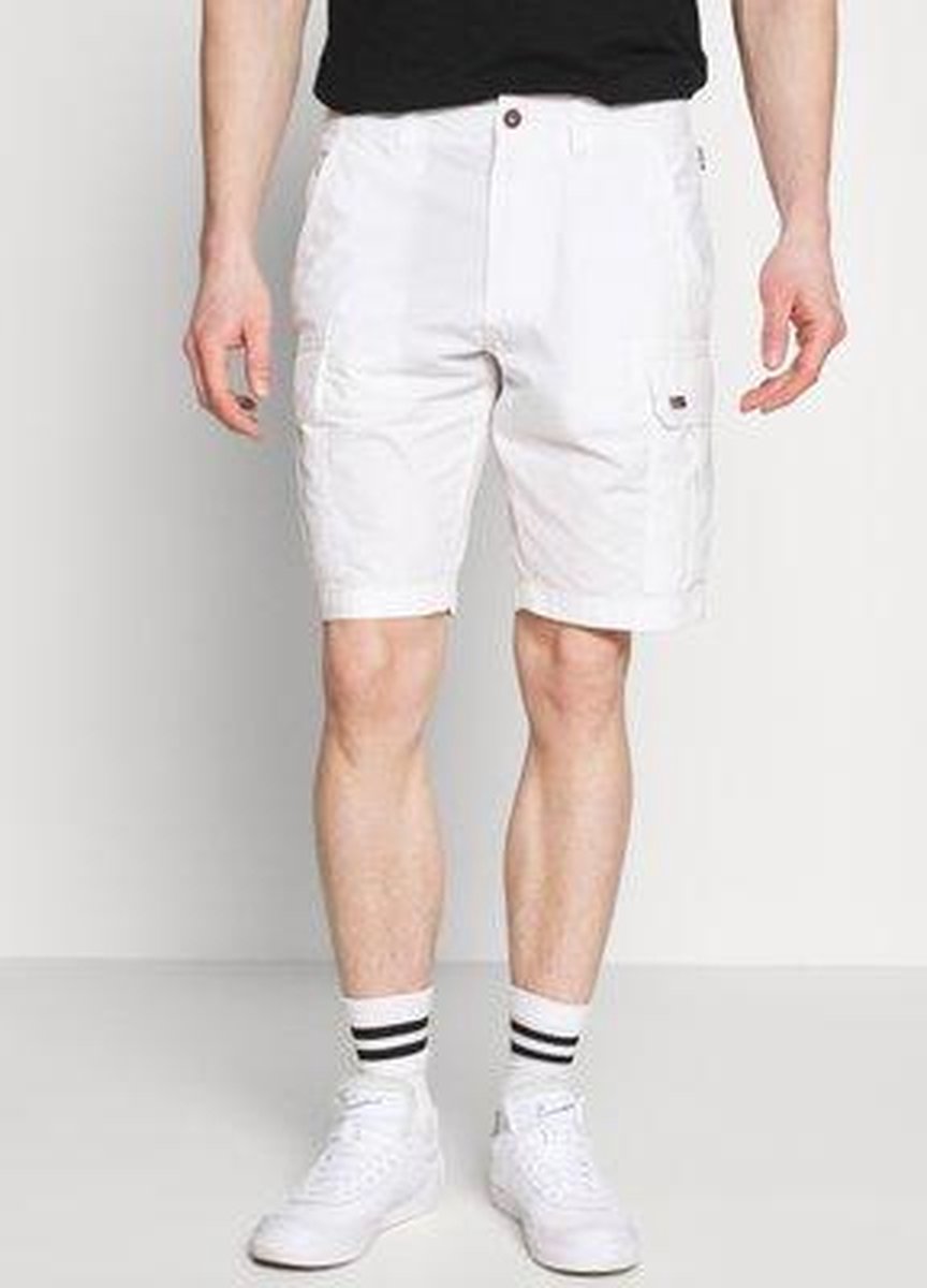 Napapijri - Broek - Heren Bermuda - Wit - 32