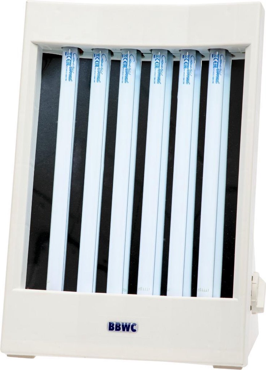 BBWC gezichtsbruiner 926 - 6 lampen - reflectorplaat