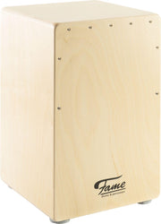 Cajons - Fame Cajon Standard Pro Natural - voor beginners en volwassenen