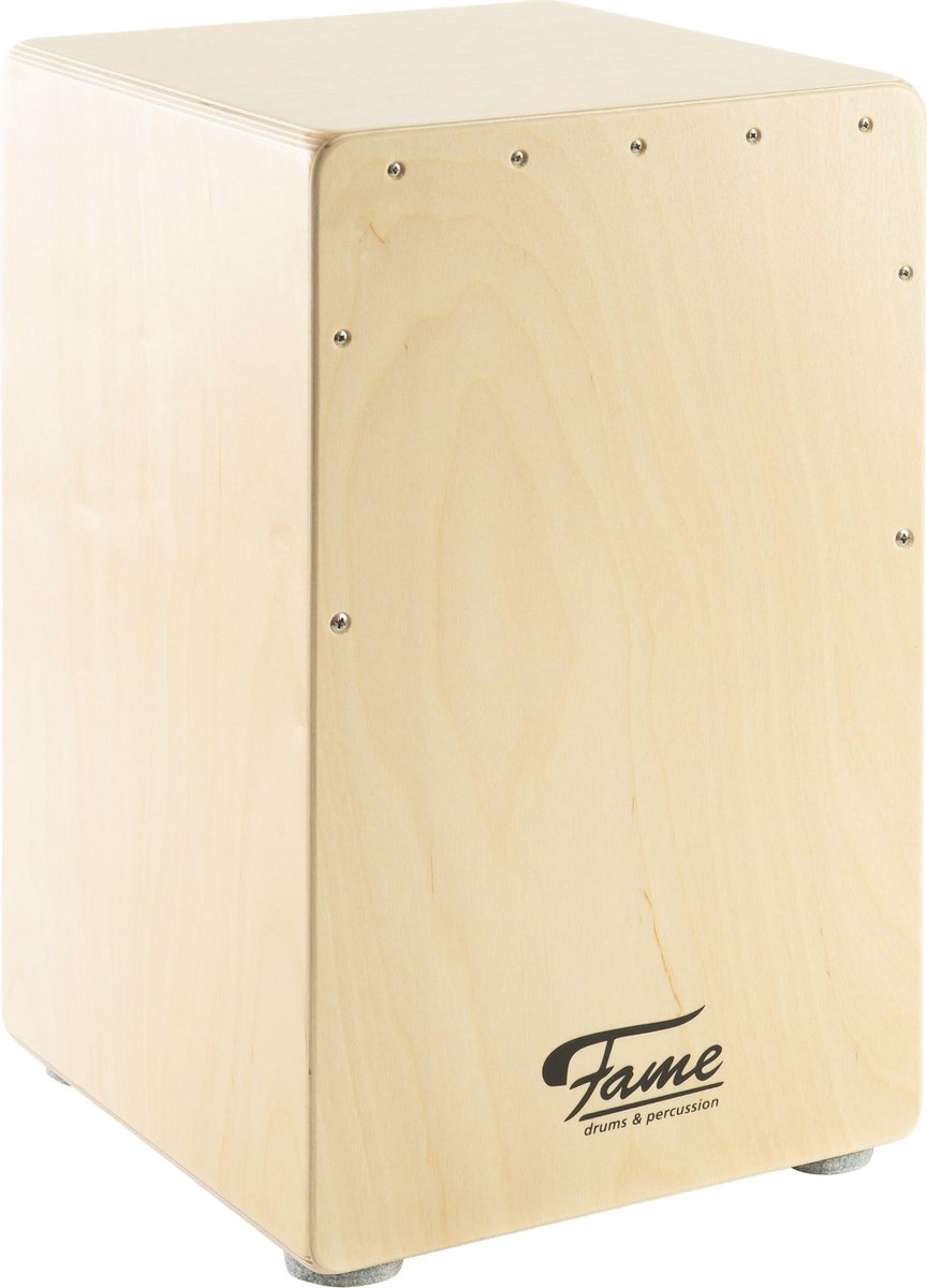 Cajons - Fame Cajon Standard Pro Natural - voor beginners en volwassenen