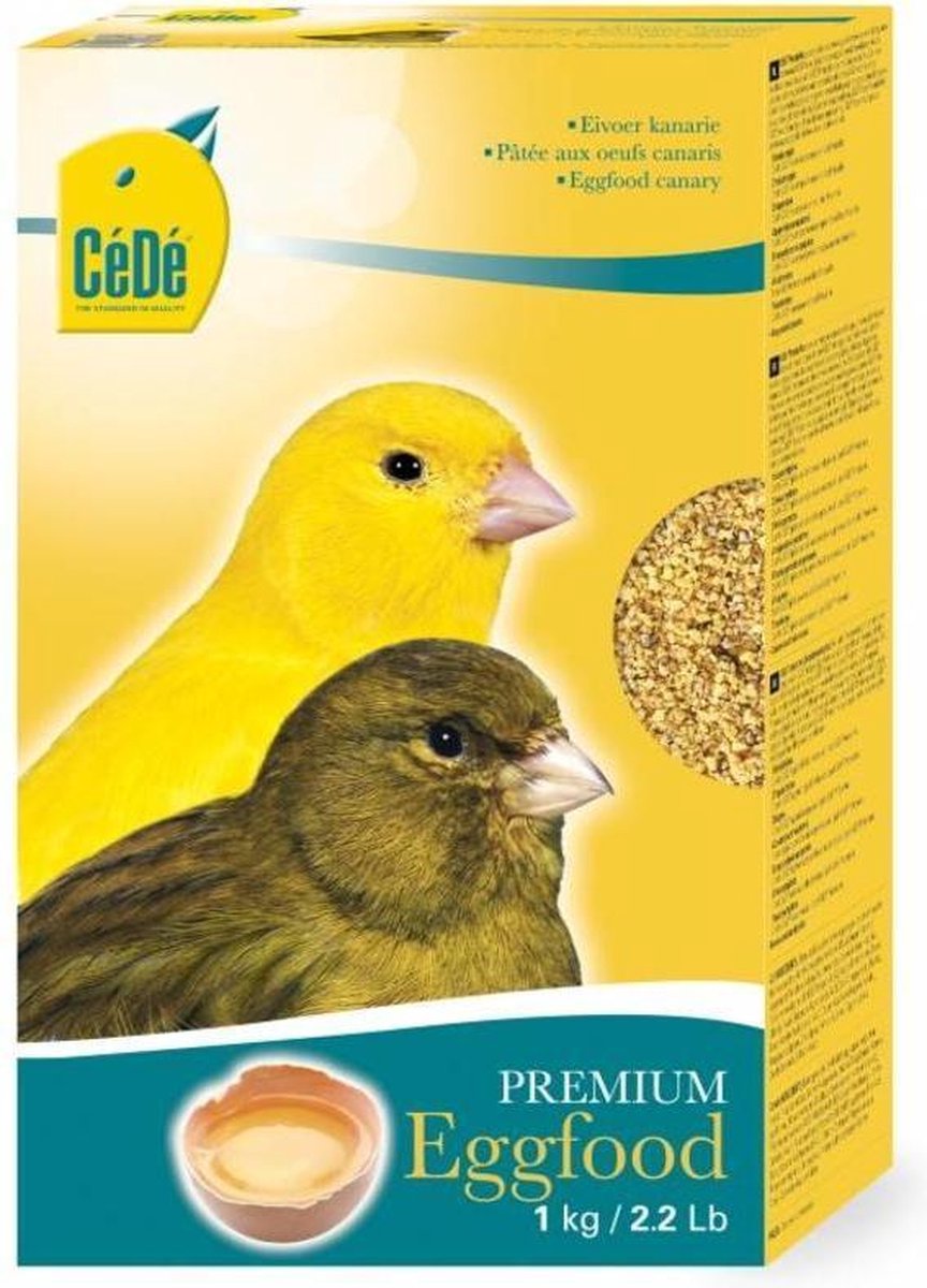 Cede Eivoer Kanarie - 2 St à 1 kg - Vogelvoer