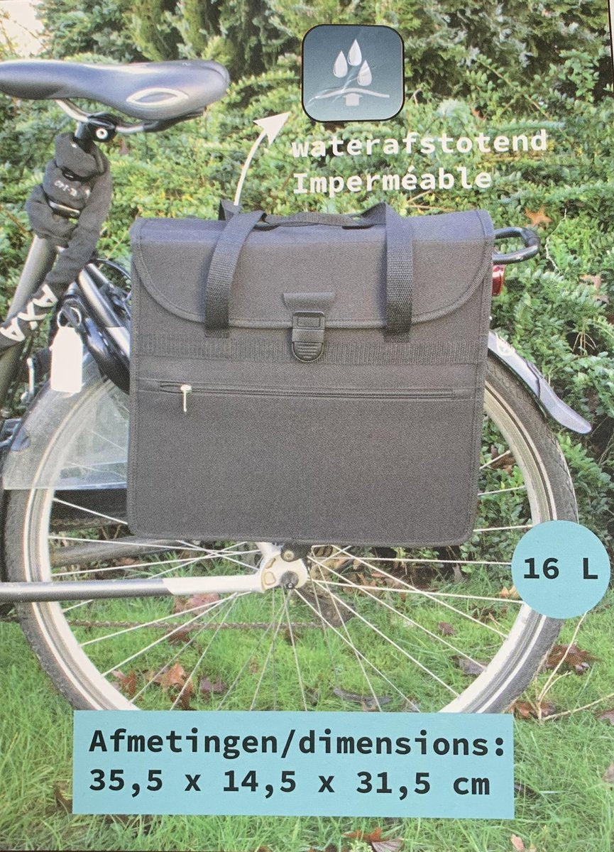 Fietstas / Bagagedrager / Fietswinkeltas Zwart