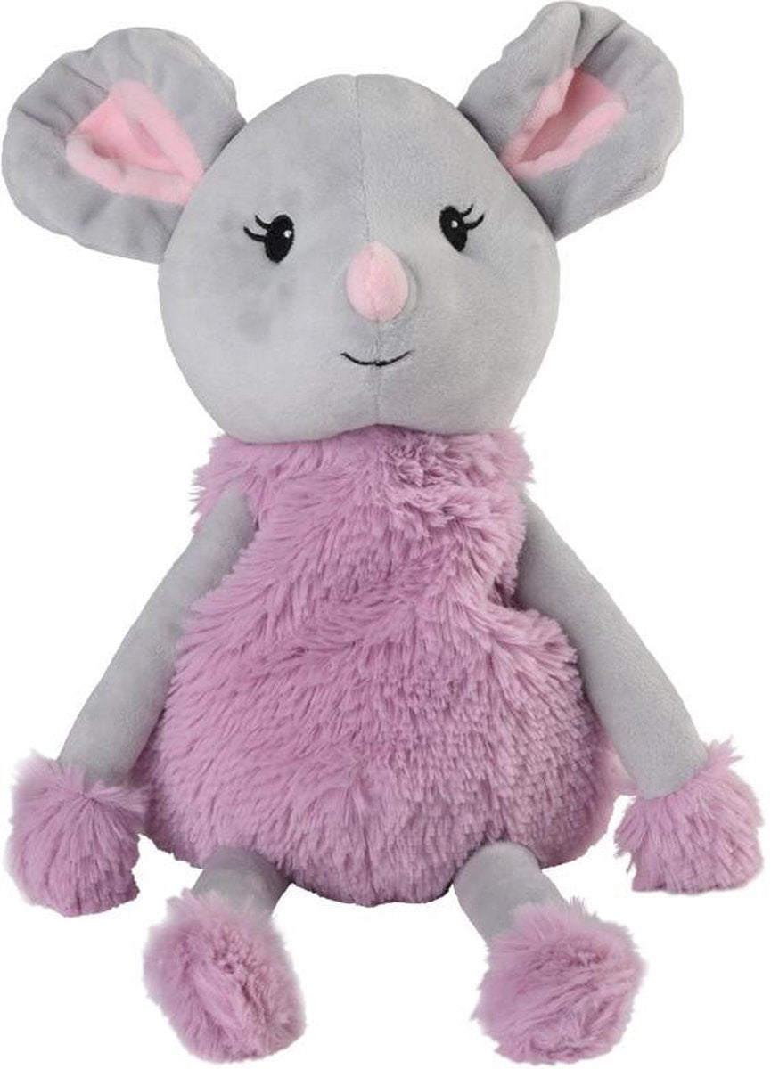 Warmies magnetron knuffel de Roze muis