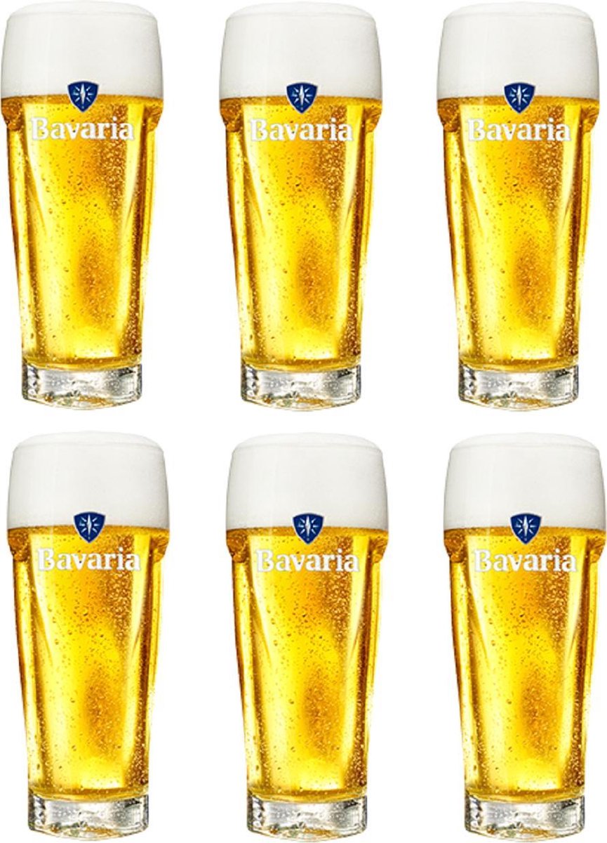 Bavaria Bierglazen 25 cl - 6 Stuks