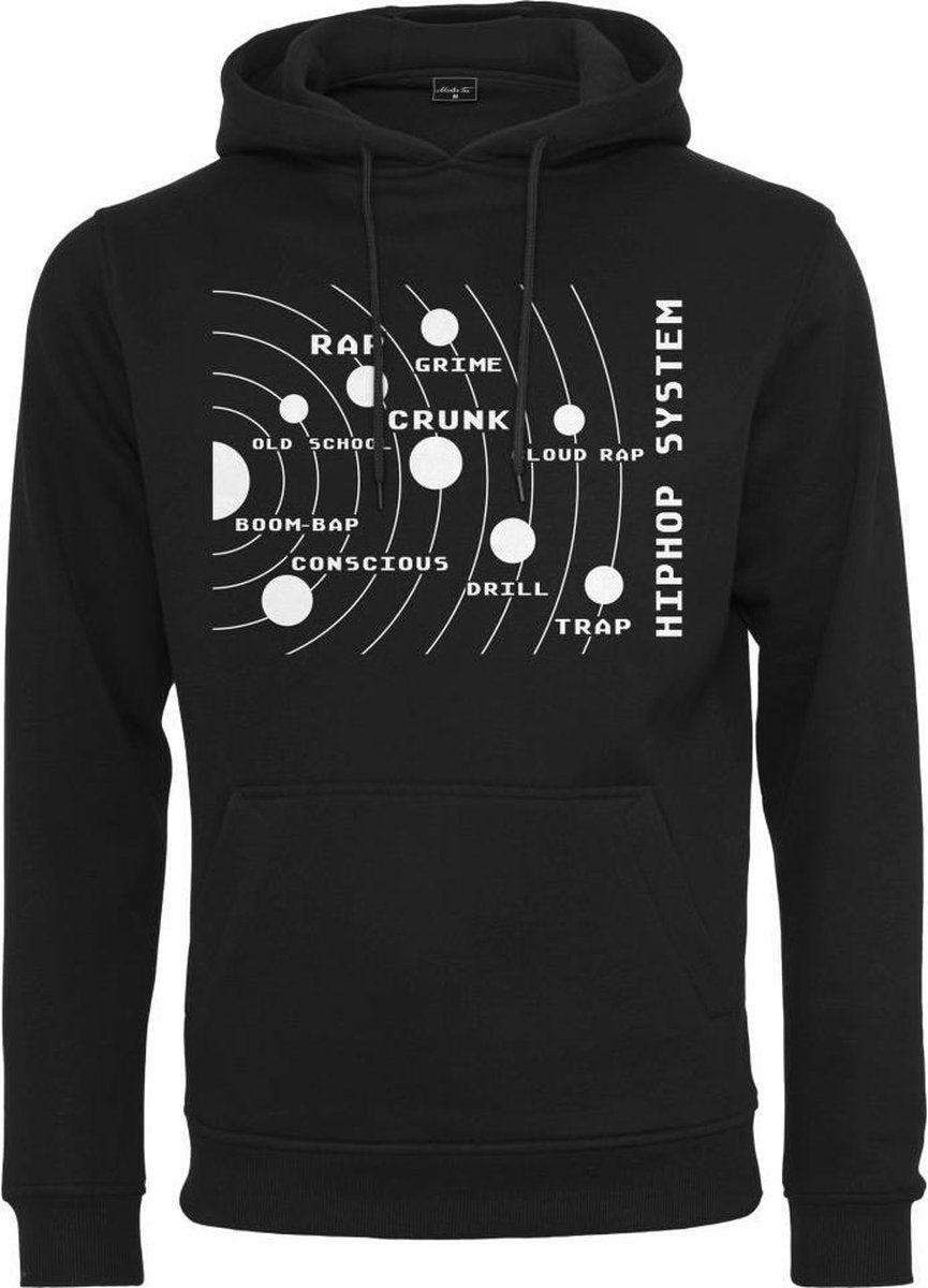 Urban Classics Hoodie/trui -XS- Hip Hop Radius Zwart