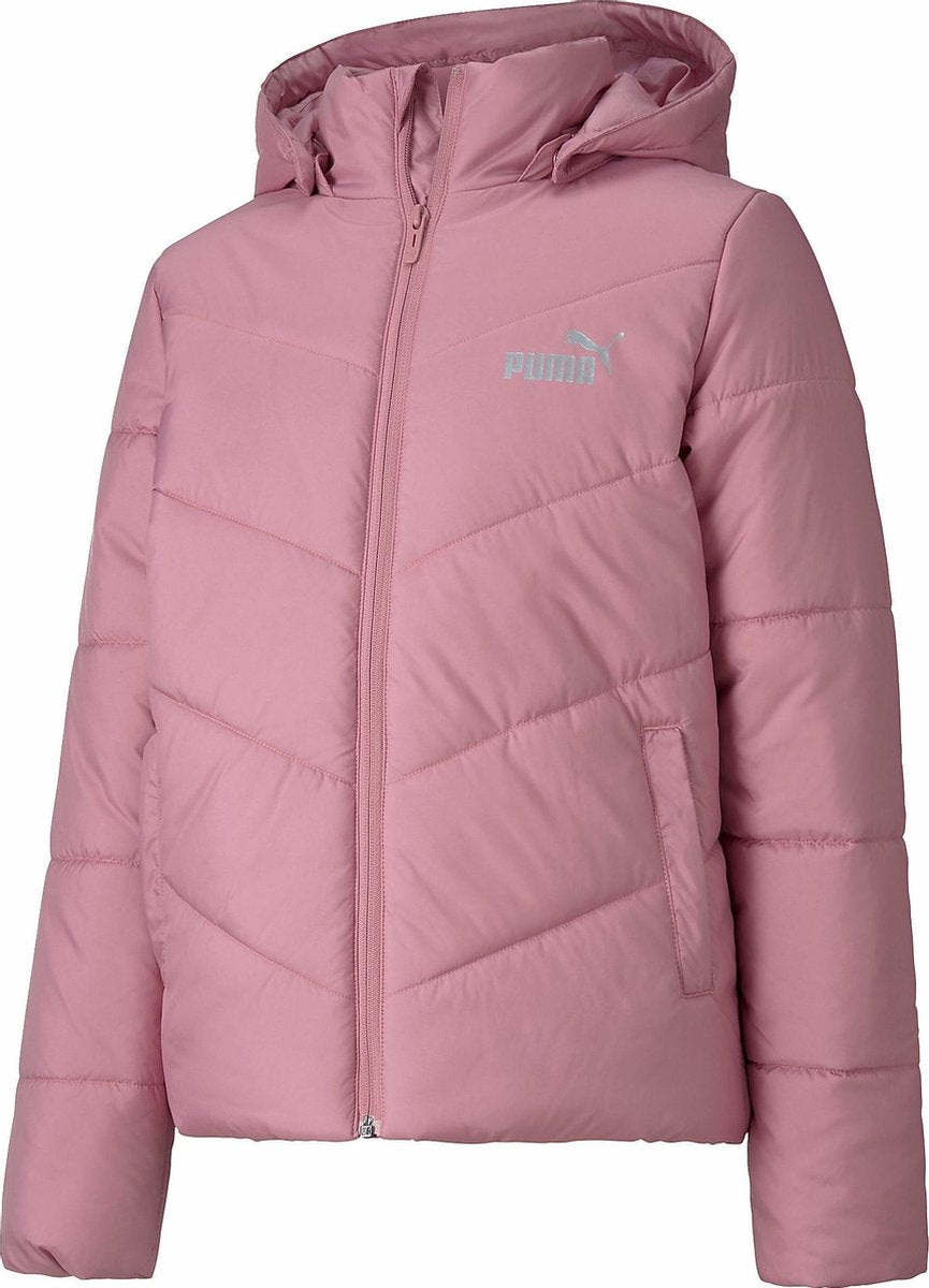 Puma Essential Padded Winterjas Roze Kinderen - Maat 152